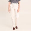 Jean taille haute sable femme