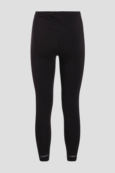 Legging taille haute noir femme