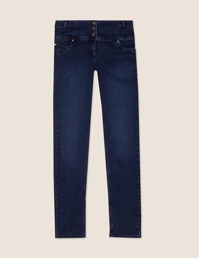 Jean magique Le Gainant coupe ajust&eacute;e denim brut femme
