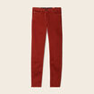 Jean magique ajusté taille standard marron cognac femme