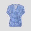 T-shirt à manches courtes bleu foncé femme