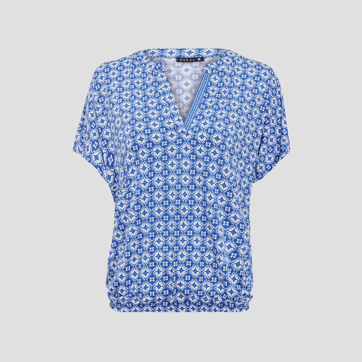 T-shirt à manches courtes bleu foncé femme