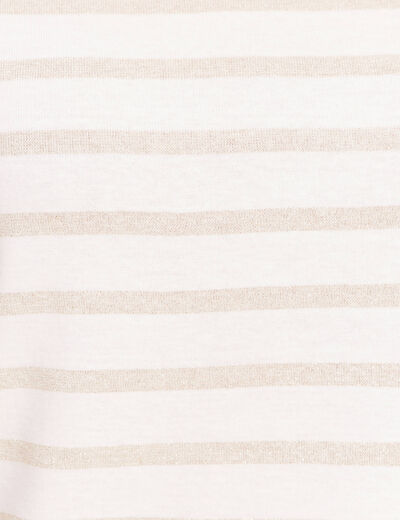 T-shirt manches courtes blanc femme
