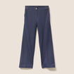 Jean large 7/8&egrave;me denim brut femme