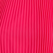 Robe longue &eacute;vas&eacute;e pliss&eacute;e sans manches rose fushia femme