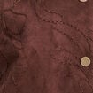 Veste sans manches doubl&eacute;e marron fonc&eacute; femme