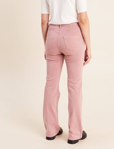 Jean magique L'Unique coupe bootcut rose femme