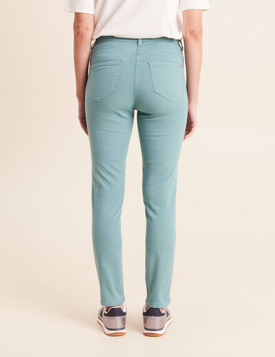 Pantalon magique Le L&eacute;ger coupe ajust&eacute;e bleu turquoise femme