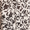 Chemise droite fluide manches longues blanc femme