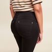 Pantalon magique Le Gainant ajust&eacute; denim noir femme