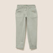 Jean coupe mom 7/8&egrave;me vert clair femme