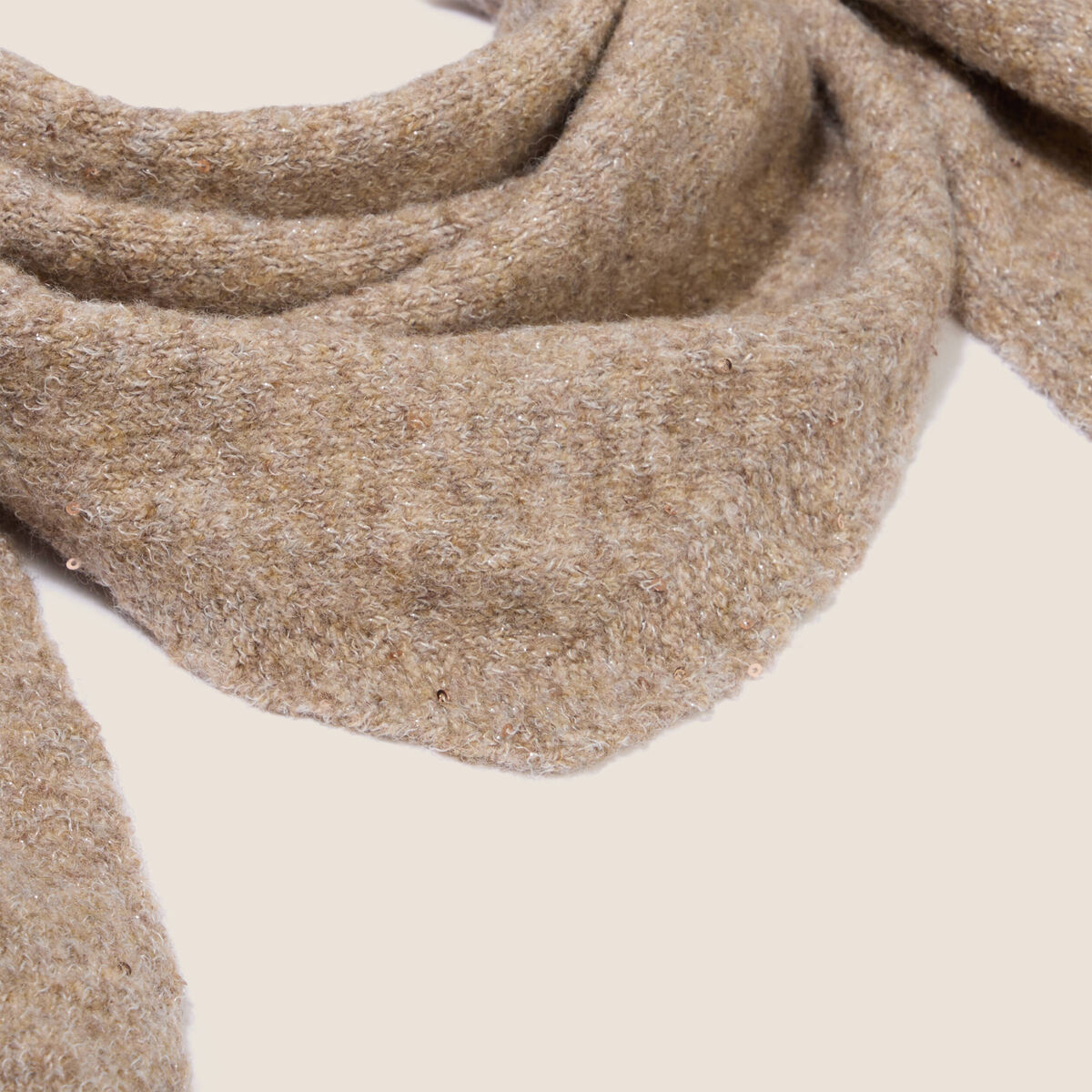 &Eacute;charpe taupe femme