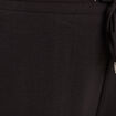 Pantalon large taille haute noir femme
