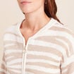 Veste bomber blanc femme