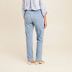 Pantalon jogpant 7/8ème en coton denim double stone femme