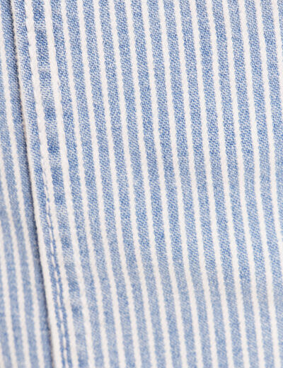 Short relax en jean bleu femme