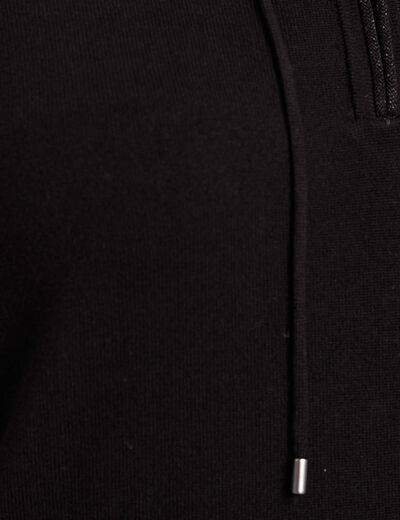 Sweat manches longues noir femme