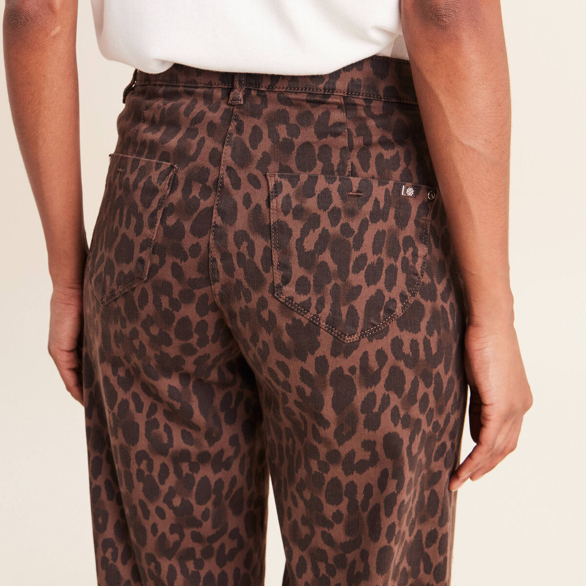 Pantalon magique l'unique marron chocolat femme