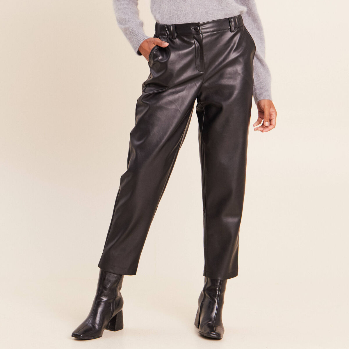 Pantalon noir femme