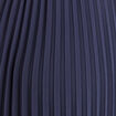 Robe longue évasée à volants bleu marine femme