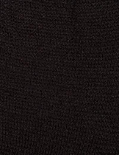 Pull manches longues noir femme
