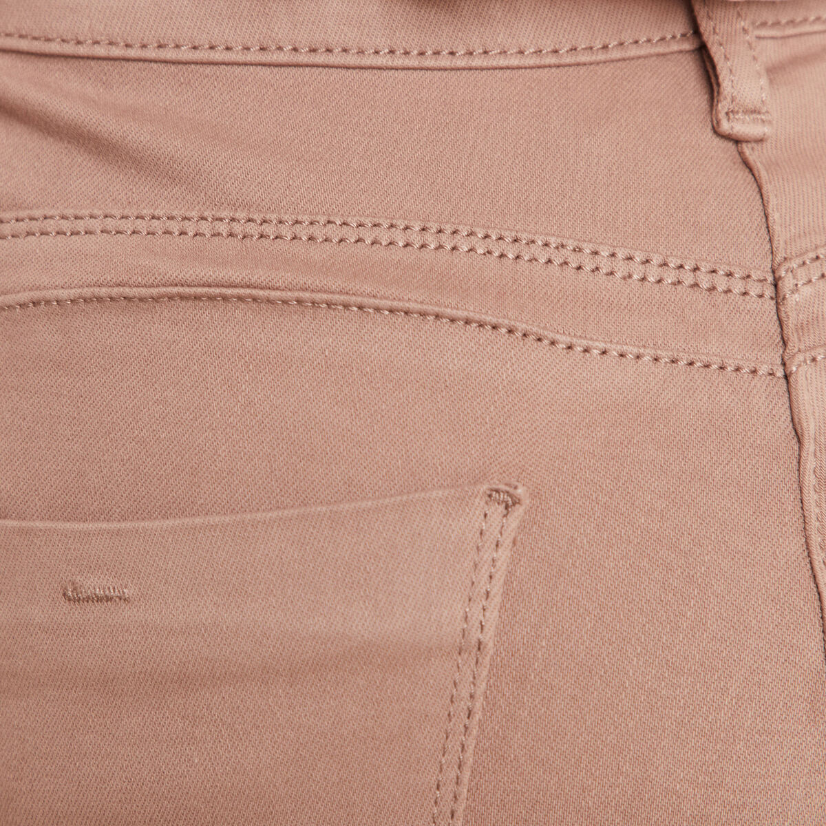 Jean magique ajusté taille standard taupe femme