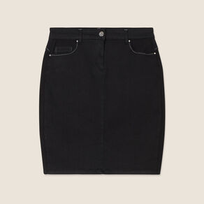 Jupe ajustée noir femme