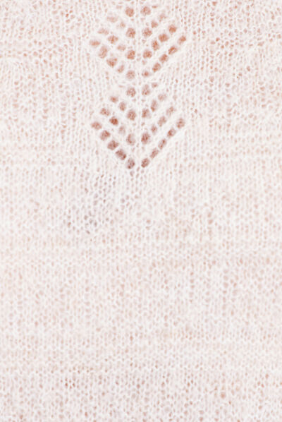 PULL CONFECTIONNÉ EN FRANCE creme femme