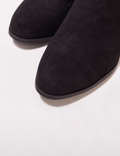 Bottines à talons noir femme