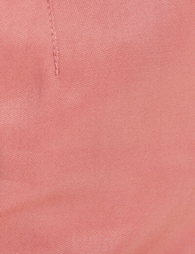 Pantalon flou irisé terracotta femme