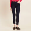 Jeans léger taille standard 7/8ème denim brut femme