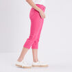 Pantacourt magique Le L&eacute;ger coupe droite rose framboise femme