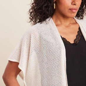 Gilet manches courtes couleur or femme