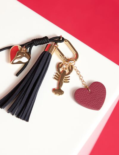 Porte-cl&eacute;s multicolore femme