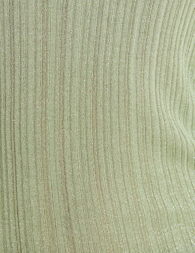 Pull manches courtes papillons vert émeraude femme