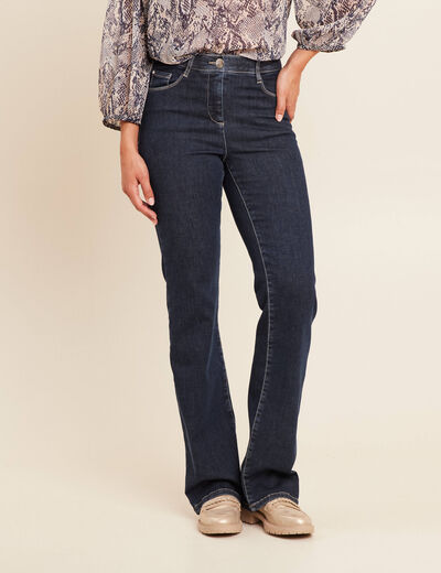Jean magique L'Unique coupe bootcut denim brut femme