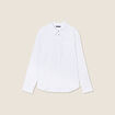 Chemise manches longues ecru femme