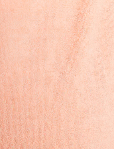 Short taille haute orange abricot femme