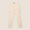 Pantalon jogpant 7/8ème ecru femme
