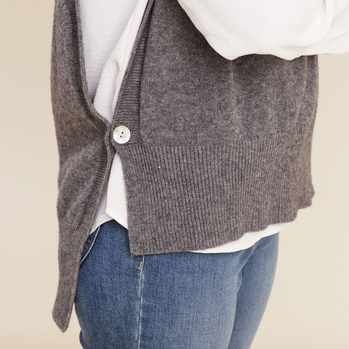 Top Sans Manches Gris Foncé Xx By Mexx - Taille M, Occasion Très Bon état