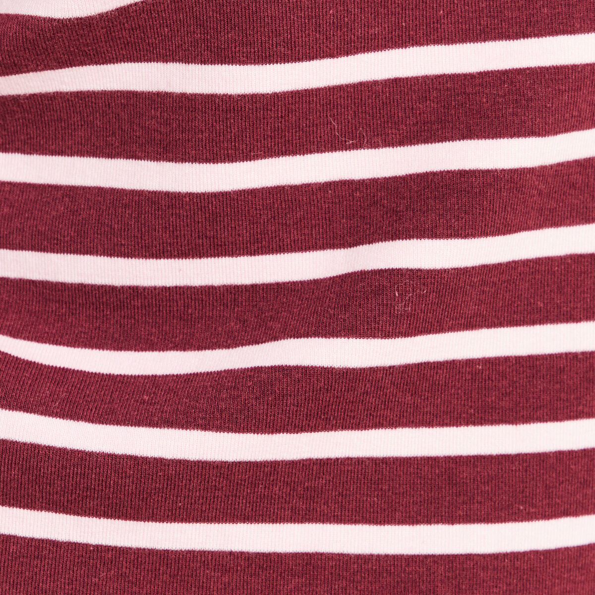 T-shirt col bateau rose femme