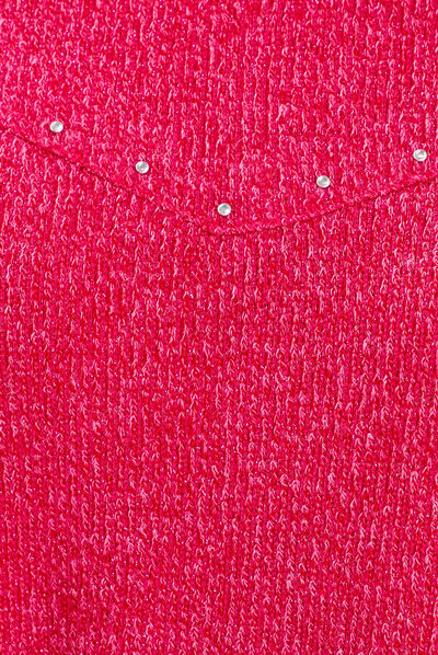 T-shirt manches longues rouge clair femme