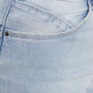 Jean ajusté taille standard long denim baby bleu femme