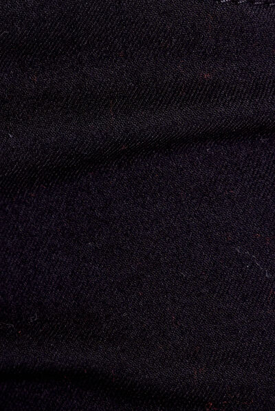 Pantalon ajusté à pont noir femme