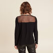 T-shirt manches longues noir femme
