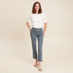 Pantalon magique Le L&eacute;ger coupe droite bleu marine femme