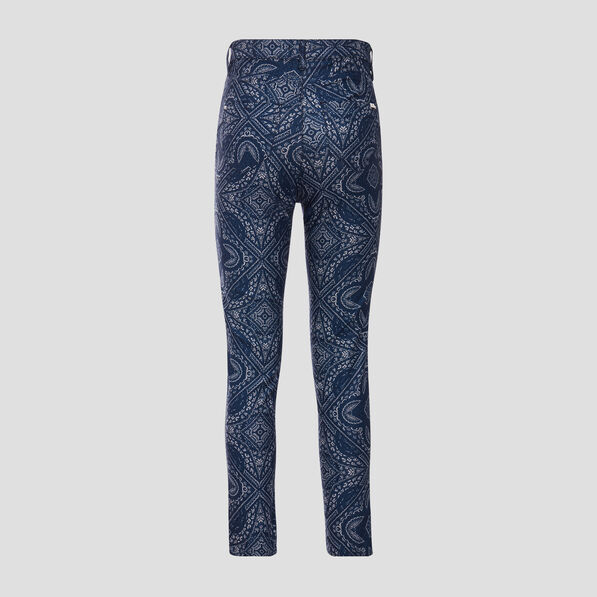 pantalon ajuste bleu fonce femme Pantalon ajusté bleu foncé femme