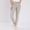 Pantalon léger taille standard 7/8ème vert clair femme