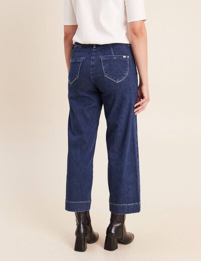 Pantalon magique coupe large l'unique denim stone femme