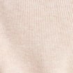 Pull droit manches longues beige femme